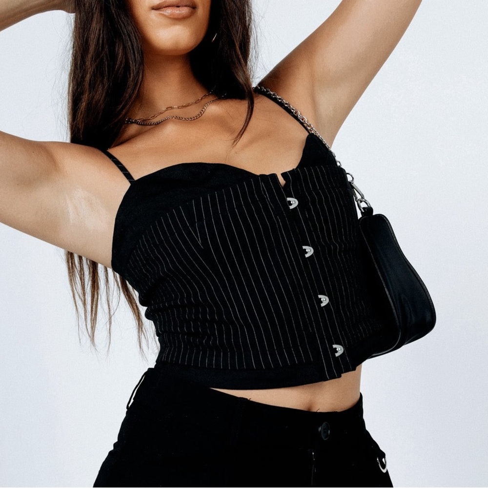 Princess polly cropped corset size 6
